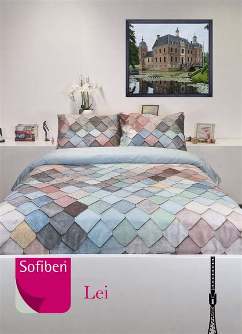 Sofiben Collection, het dekbedovertrek met een doorlopende rits .